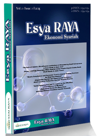					View Vol. 1 No. 2 (2025): Esya RAYA: Journal of Islamic Economics and Social Studies
				
