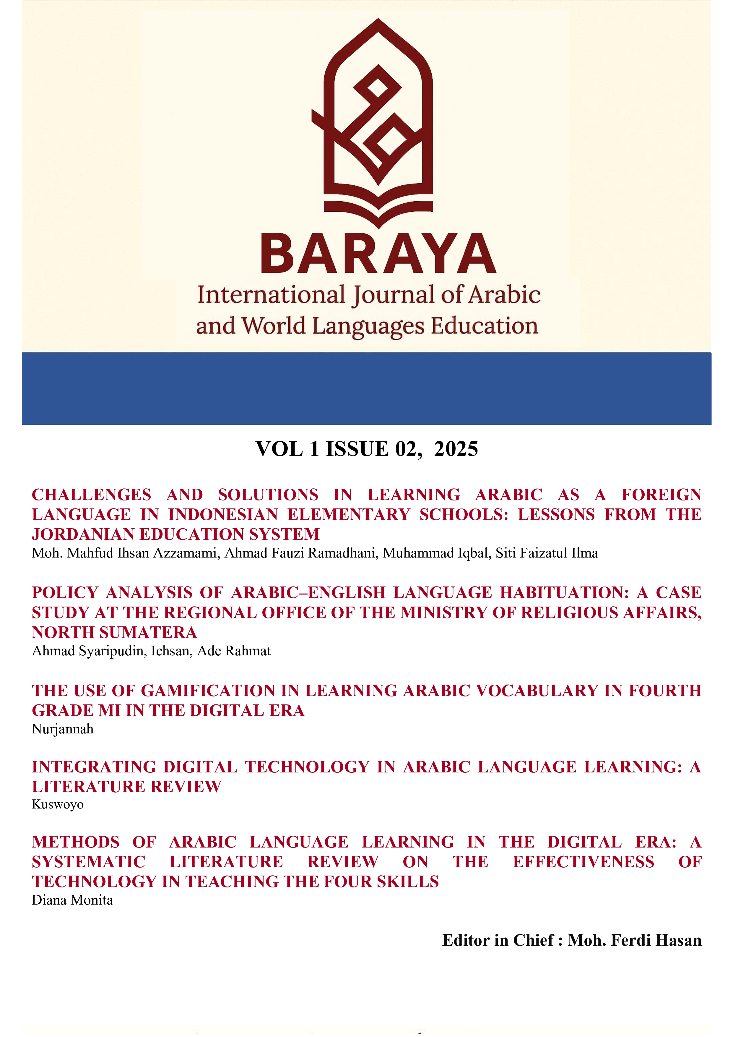 					View Vol. 1 No. 2 (2025): December
				